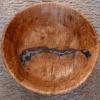 Curly Maple Bowl with Inlay by Shermane Frei, Sedona, AZ